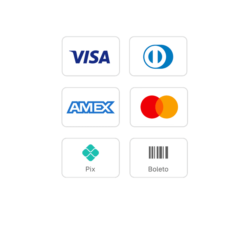 Múltiplas opções de pagamentos